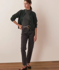 Lexi Rib Mock Neck Top