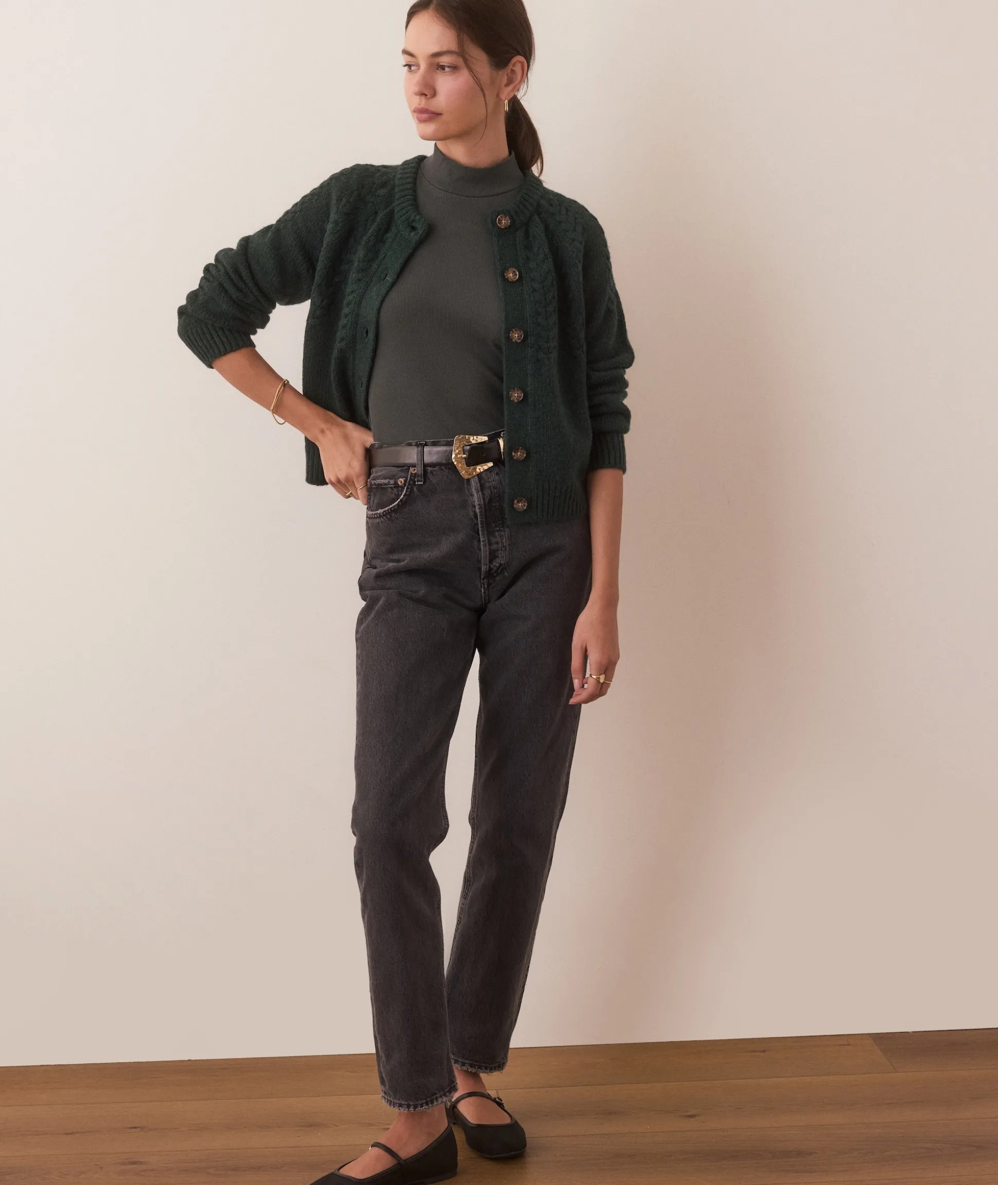 Lexi Rib Mock Neck Top