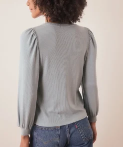 Lexi Rib Puff Sleeve Top