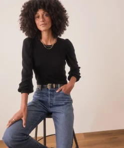 Lexi Rib Puff Sleeve Top