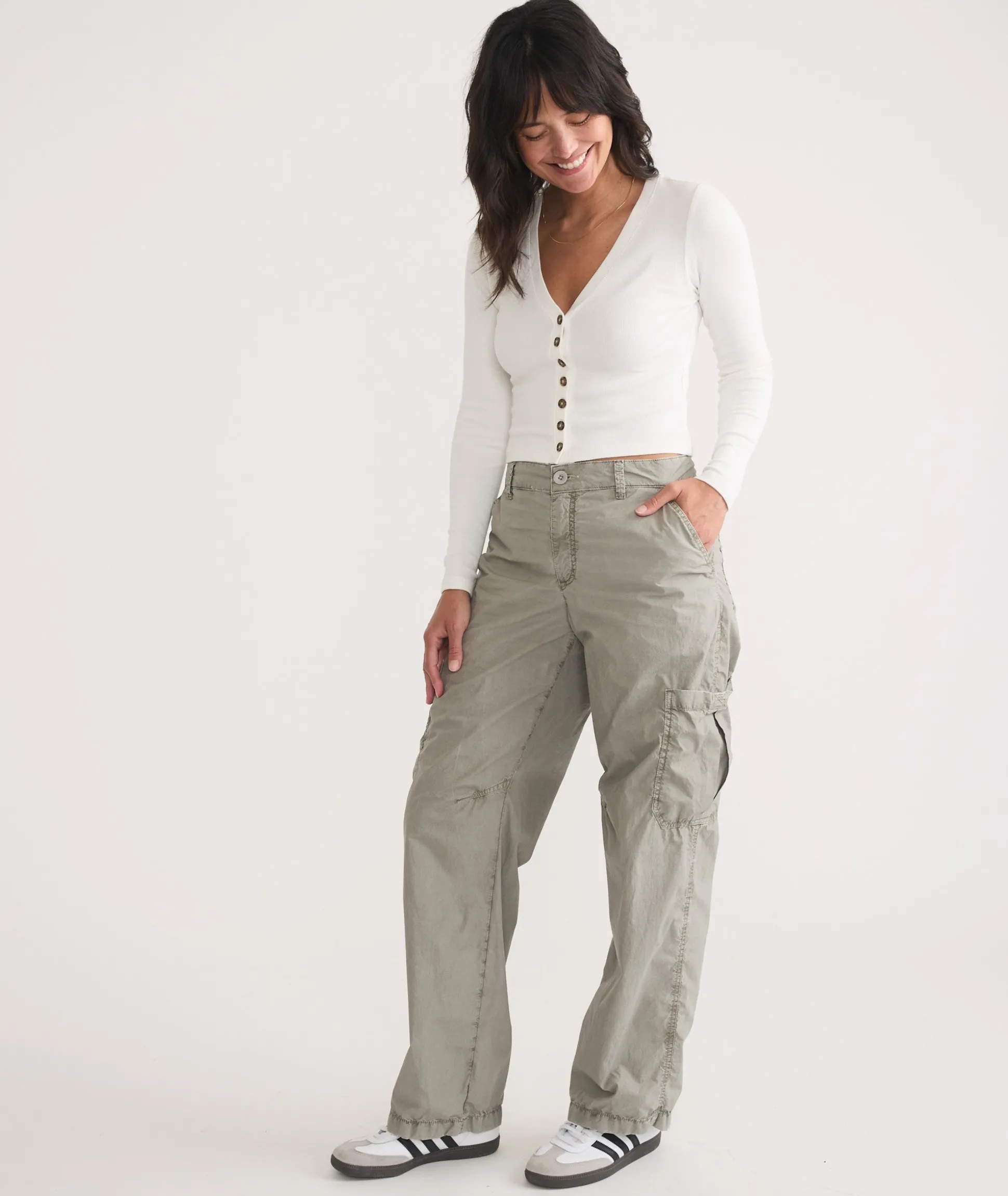 Lexi Rib Sun-In Button Through