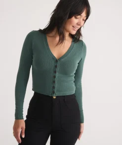 Lexi Rib Sun-In Button Through