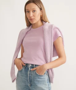 Lexi Rib Sun-In Crew Tee