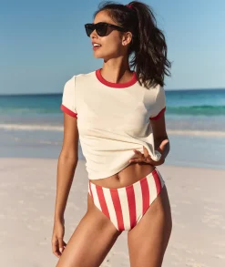Lexi Rib Sun-In Crew Tee