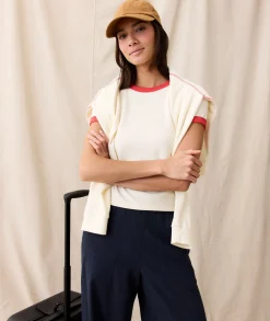 Lexi Rib Sun-In Crew Tee