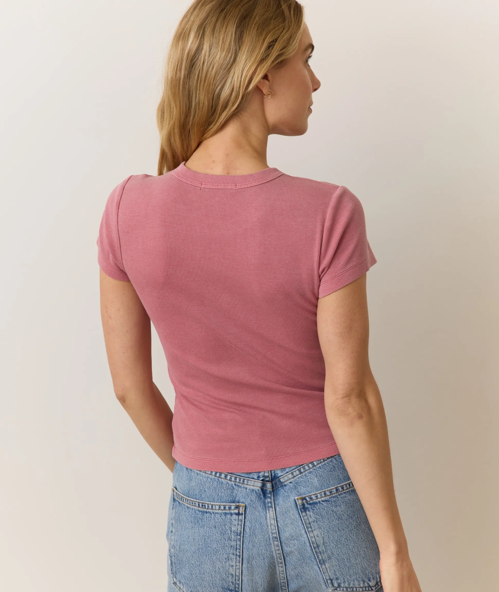 Lexi Rib Sun-In Crew Tee