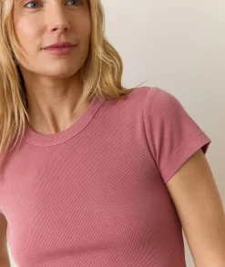 Lexi Rib Sun-In Crew Tee