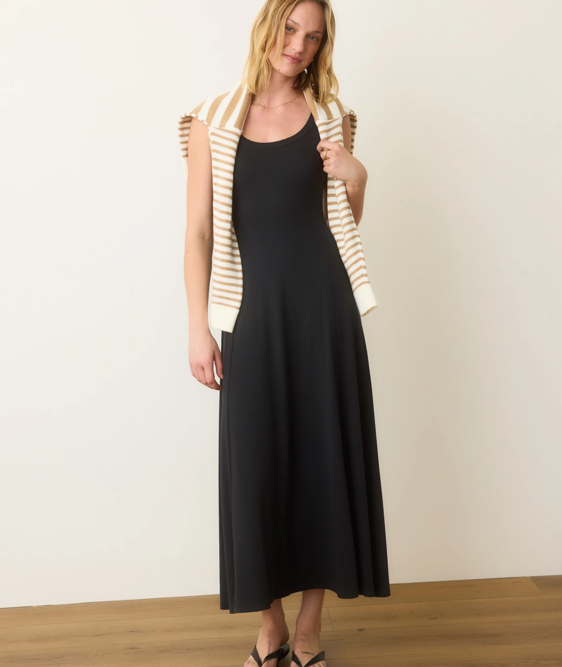 Lexi Rib Sun-In Fit & Flare Dress