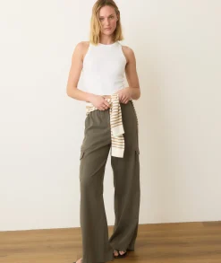 Lexi Rib Sun-In High Neck Crop Tank