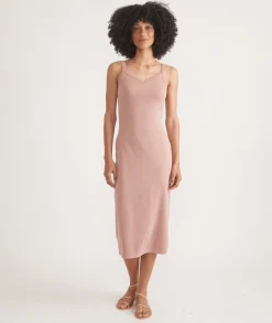Lexi Rib Sun-In Spaghetti Strap Dress