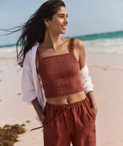 Lila Double Cloth Tank
