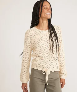 Manzanita Crochet Fringe Sweater