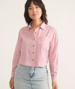 Mila Straight Hem Button Down