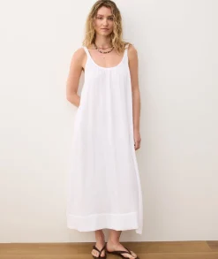 Millie Relaxed Double Cloth Maxi Dress