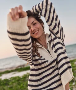 Montecito Quarter Zip Sweater