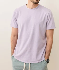 Saddle Hem Crew Tee