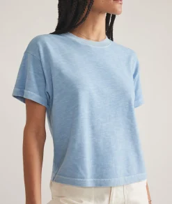 Sadie Vintage Slub Crop Tee