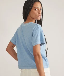 Sadie Vintage Slub Crop Tee