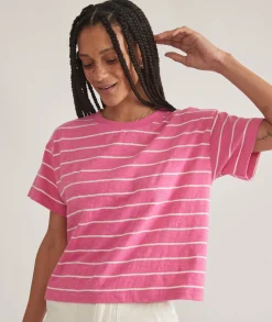 Sadie Vintage Slub Crop Tee
