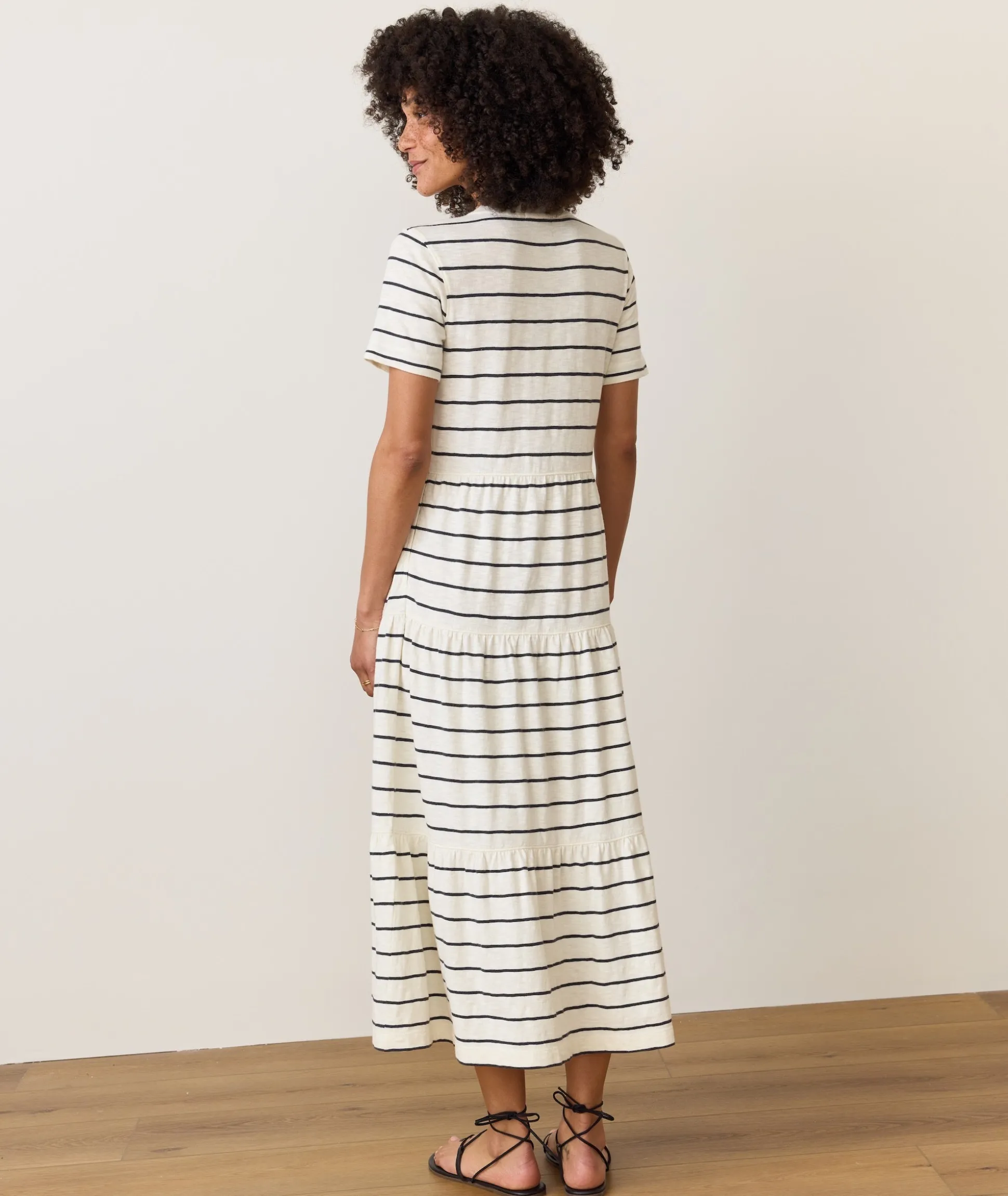 Sadie Vintage Slub Midi Dress