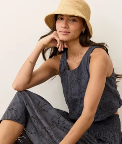 Sage Eyelet Bubble Tank