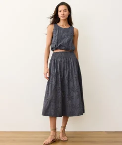Sage Eyelet Bubble Tank