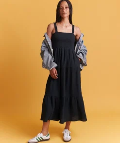 Selene Double Cloth Maxi Dress