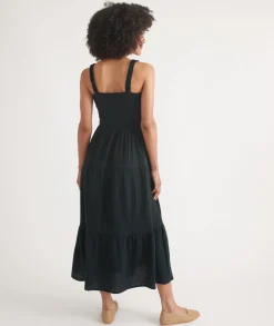 Selene Double Cloth Maxi Dress