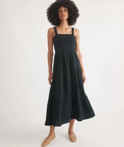 Selene Double Cloth Maxi Dress