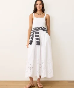 Selene Eyelet Maxi Dress