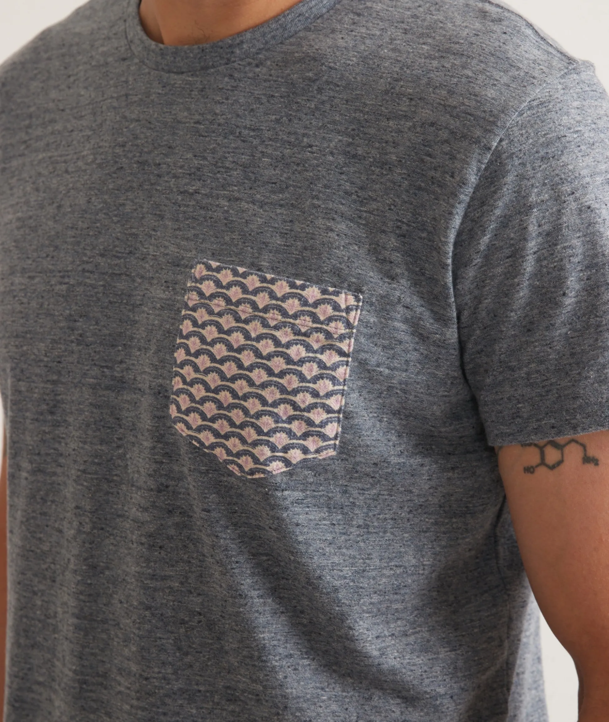 Signature Printed Pocket Tee
