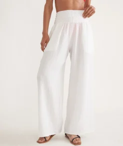 Sophia Double Cloth Palazzo Pant