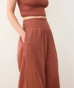 Sophia Double Cloth Palazzo Pant