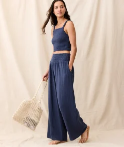 Sophia Double Cloth Palazzo Pant