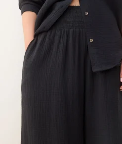 Sophia Double Cloth Palazzo Pant