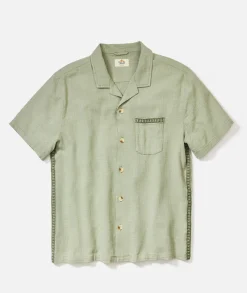 Stretch Selvage Embroidered Resort Shirt