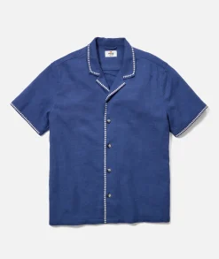 Stretch Selvage Embroidered Resort Shirt