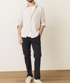 Stretch Selvage Long Sleeve Shirt