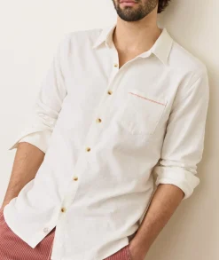 Stretch Selvage Long Sleeve Shirt