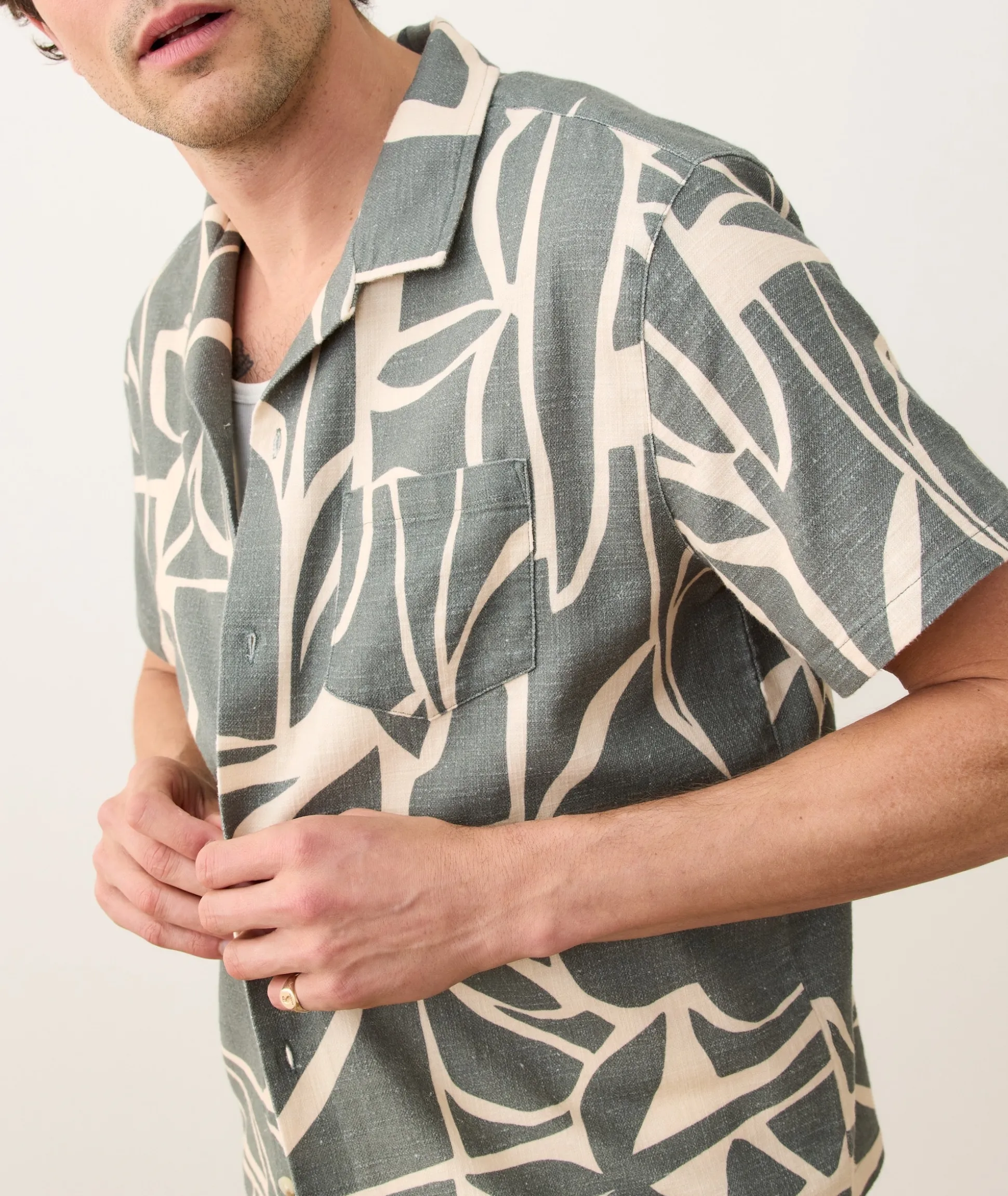 Stretch Selvage Resort Shirt