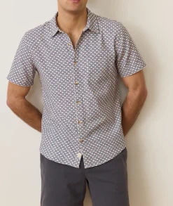 Stretch Selvage Short Sleeve Shirt