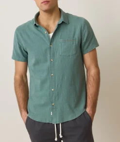 Stretch Selvage Short Sleeve Shirt