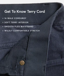 Terry Cord 5 Pocket Pant