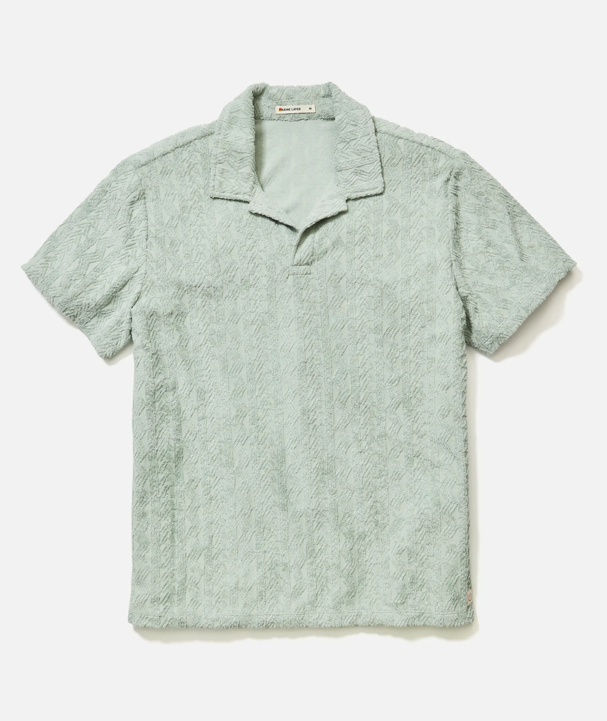 Textured Terry Polo