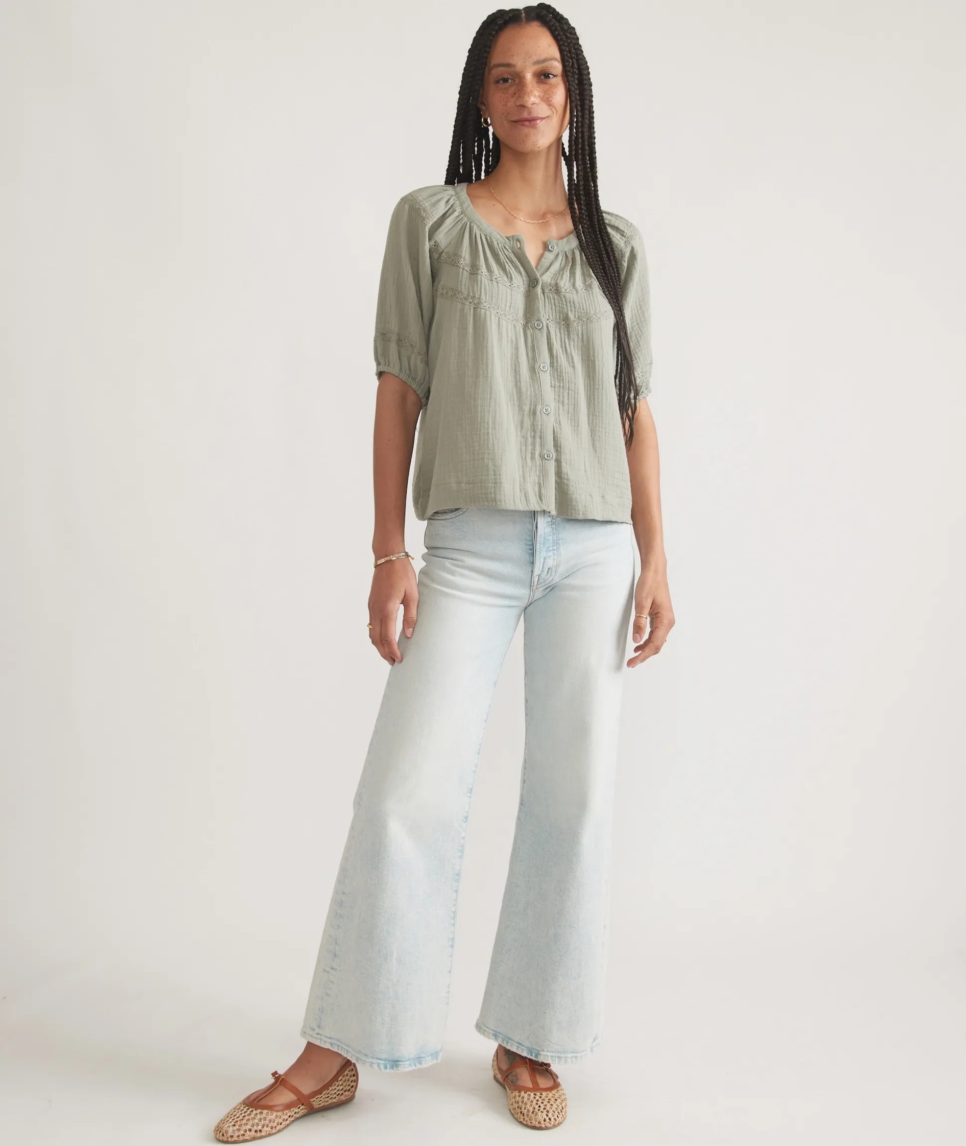 Wren Puff Sleeve Top